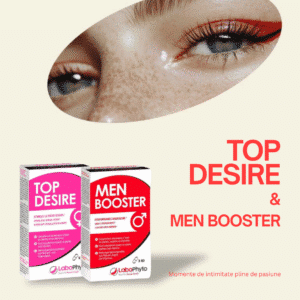 Pachet Afrodisiac TOP Desire, 60 capsule + Afrodisiac MEN BOOSTER, 60 capsule, Labophyto