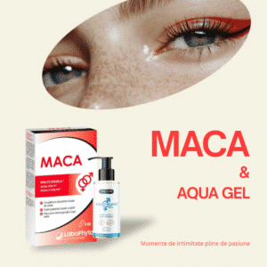 Pachet Afrodisiac Maca, unisex, 60 capsule, Labophyto + Gel Aqua Orgasm, unisex, 150 ml, Medica-Group