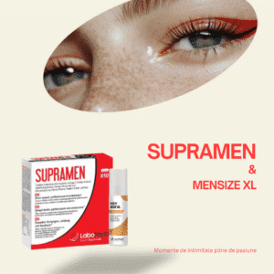 Pachet SUPRAMEN, 10 capsule + Cremă MENSIZE XL, 60 ml, Labophyto