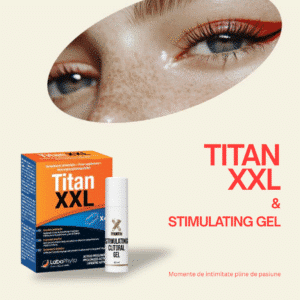 Pachet Titan XXL, 4 capsule + Stimulating Clitorial Gel XPower, 60 ml, Labophyto