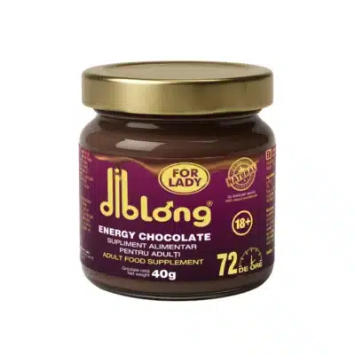 Energy Chocolate for Lady, ciocolată tartinabilă afrodisiacă premium, 40 g, Diblong