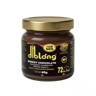 Energy Chocolate for Men, Ciocolată Tartinabilă Afrodisiacă Premium, 40 g, Diblong