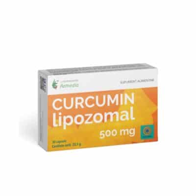Curcumin Lipozomal, 500 mg, 30 capsule, Remedia