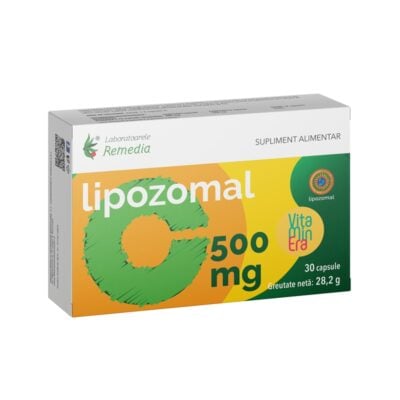 Lipozomal C, 500 mg, 30 capsule, Laboratoarele Remedia