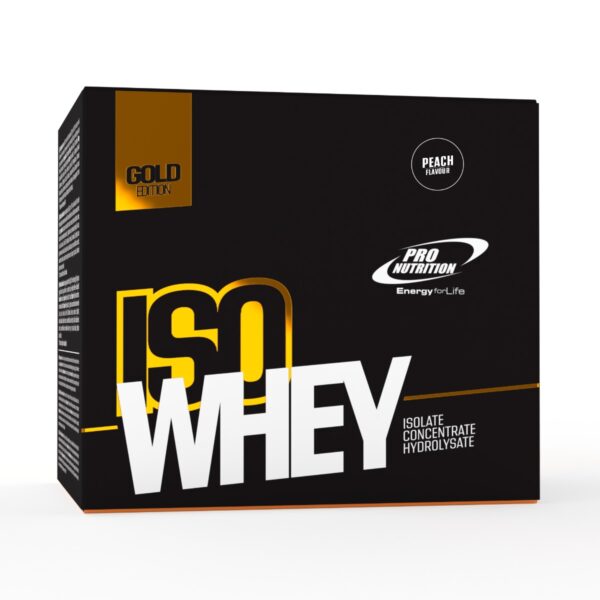 Iso Whey Gold Edition plicuri Piersica 15 plicuri x 30g