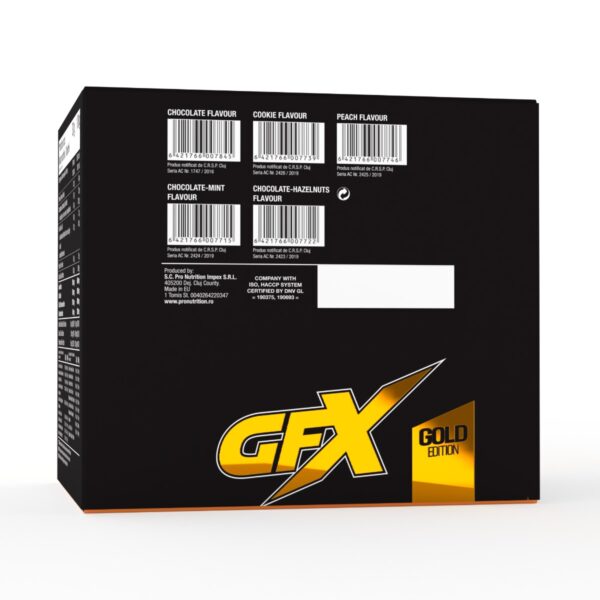 GFX-Gold Edition plicuri Ciocolata 15 plicuri x 30g, Pro Nutrition