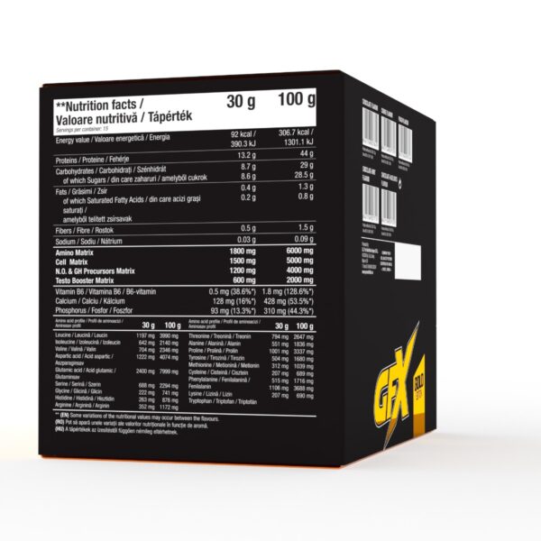 GFX-Gold Edition plicuri Ciocolata 15 plicuri x 30g, Pro Nutrition