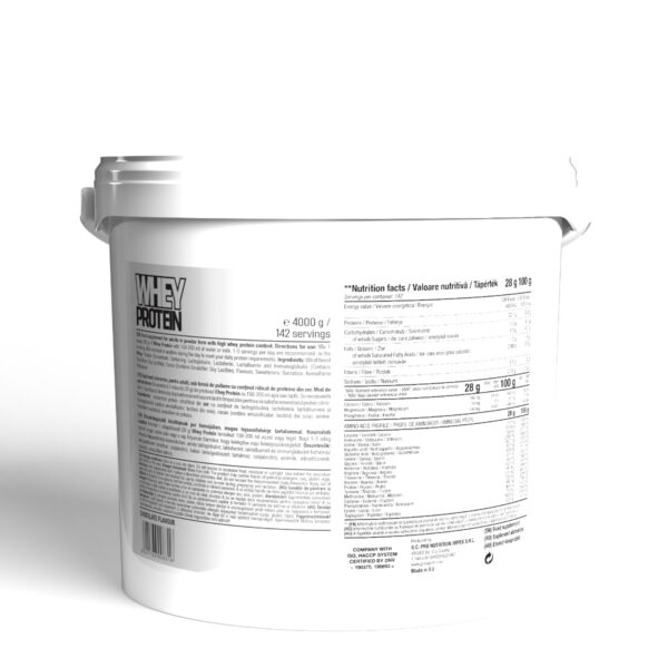 Whey Protein Ciocolata 4000g, Pro Nutrition