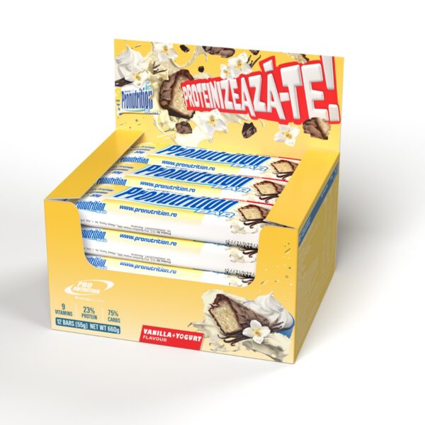 Pronutrition Bar Vanilie 12 bucati x 55g