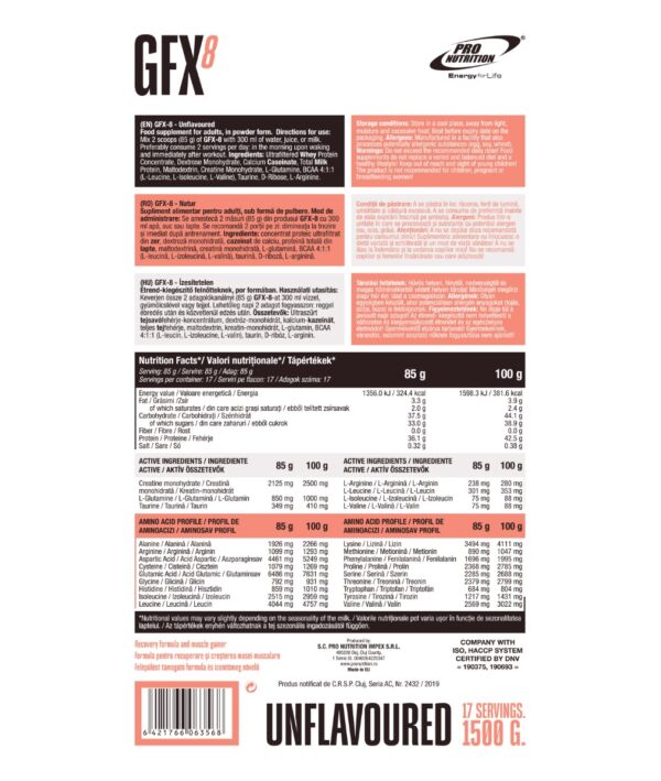 GFX-8 Natur 1500g, Pro Nutrition