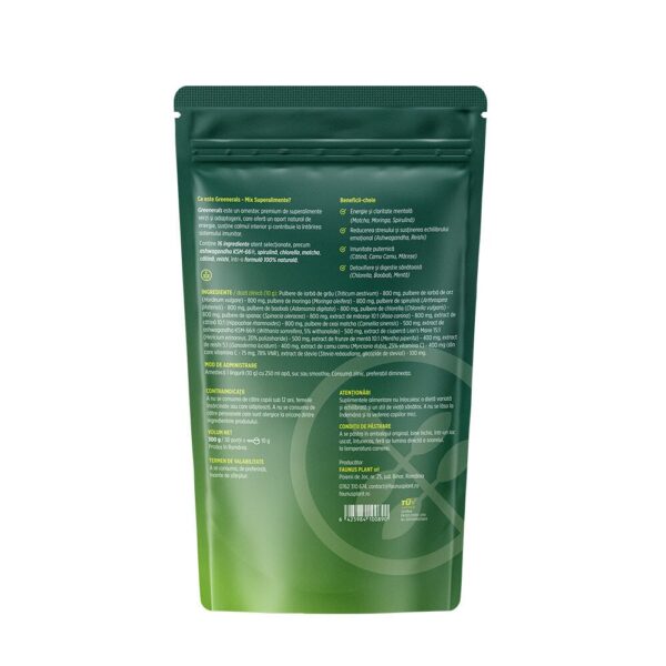 Greenerals pudră 300 gr., Faunus Plant