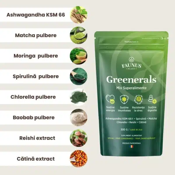 Greenerals pudră 300 gr., Faunus Plant