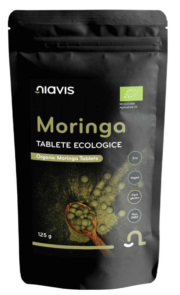 Moringa Tablete Ecologice/BIO 125 g, Niavis