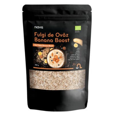 6426284004031 Fulgi de Ovăz Banana Boost Ecologici, 250 g – Niavis