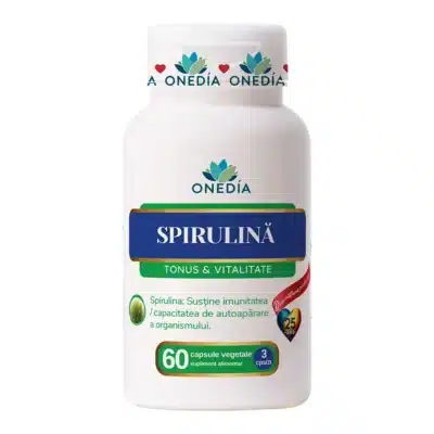 Spirulină Tonus și Vitalitate 420 mg, 60 capsule, Onedia