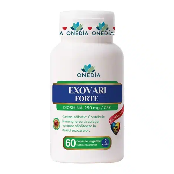 Exovari Forte Diosmină 250 mg, 60 capsule, Onedia
