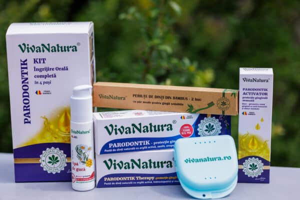 Parodontik, KIT pentru Îngrijirea Orală completă în 4 pași, VivaNatura Parodontik, KIT pentru Îngrijirea Orală completă în 4 pași, VivaNatura