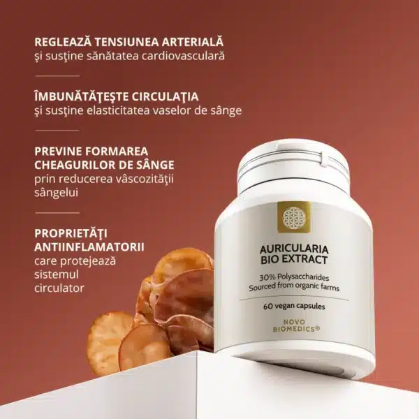 Auricularia Bio Extract, 60 capsule vegetale