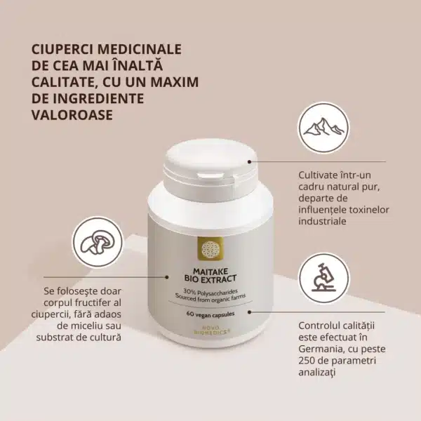 Maitake Bio Extract, 60 capsule vegetale