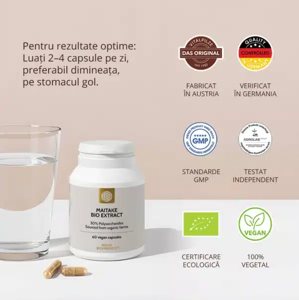 Maitake Bio Extract, 60 capsule vegetale