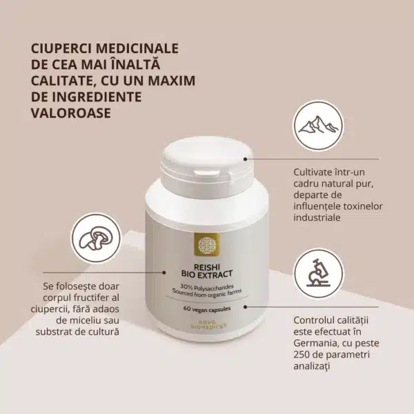 Reishi Bio Extract, 60 capsule vegetale