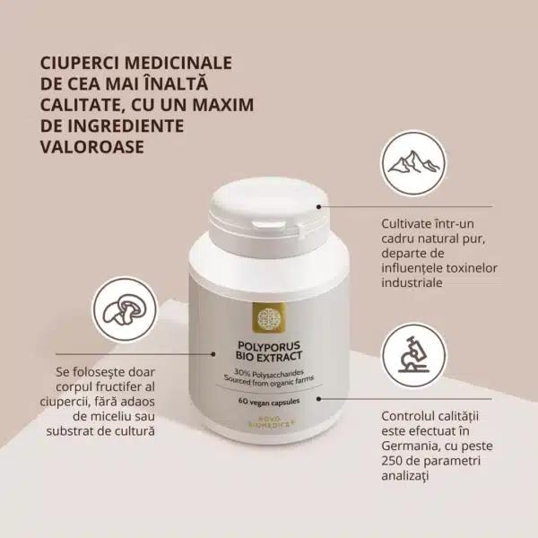 Polyporus Bio Extract, 60 capsule vegetale
