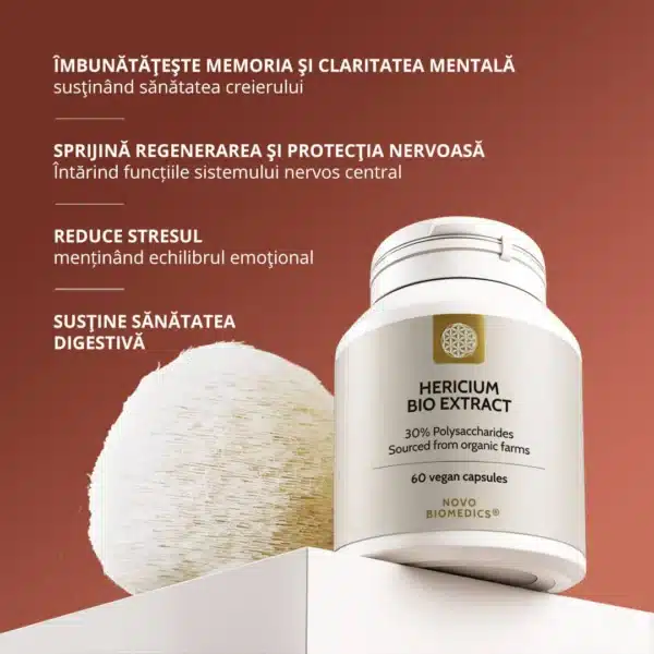 Hericium Bio Extract, 60 capsule vegetale