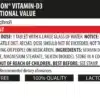 VITAMIN D3, 90 tabs, Genius Nutrition