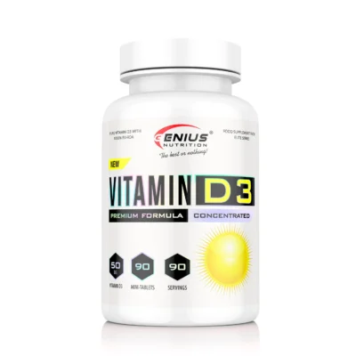 VITAMIN D3, 90 tabs, Genius Nutrition