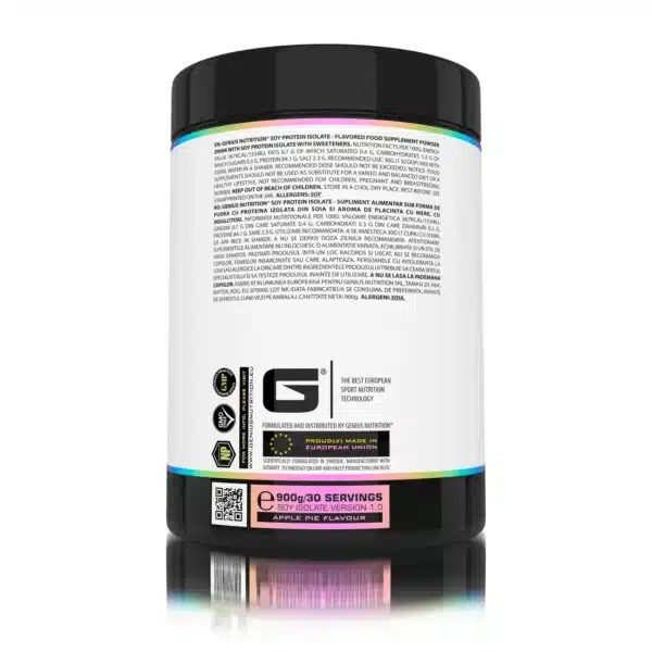 SOY PROTEIN ISOLATE, 900 g, Genius Nutrition