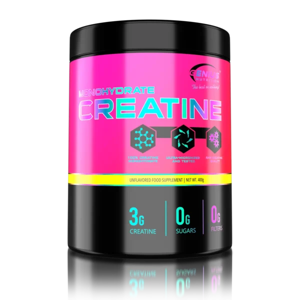 CREATINE MONOHYDRATE, 400g, Genius Nutrition