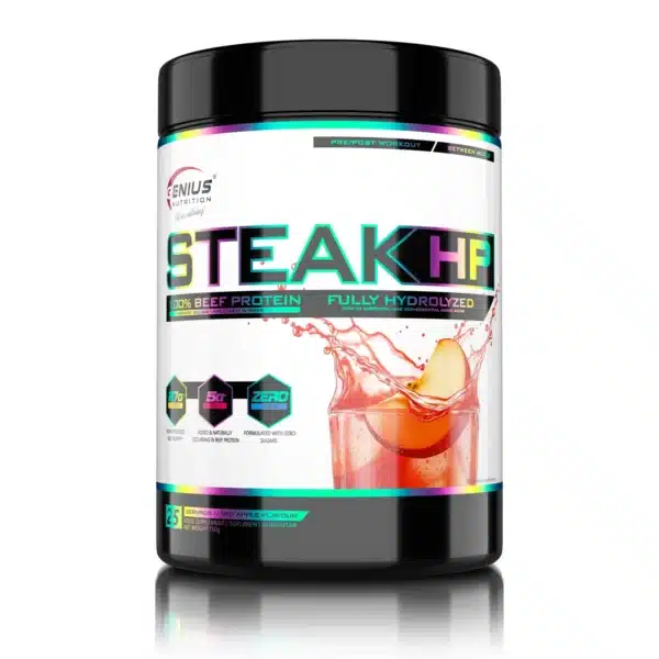 Pudră proteică STEAK-HP, 750g, Genius Nutrition