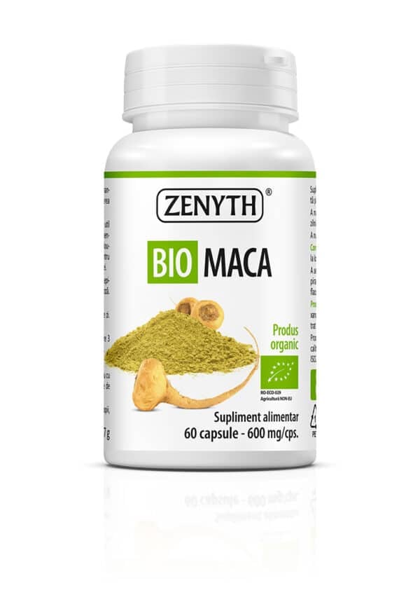 Maca BIO 600 mg, 60 capsule, Zenyth