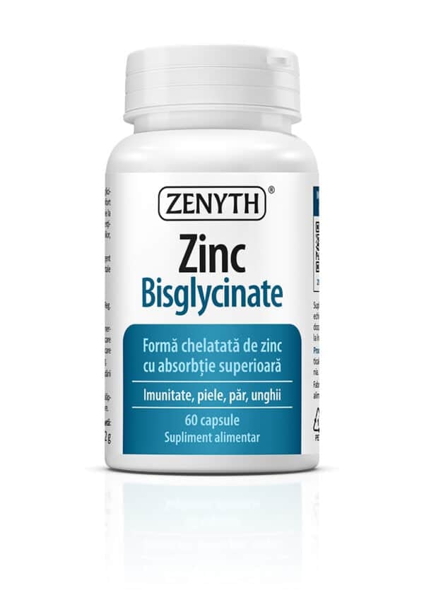 5941872402613 Zinc Bisglicinat, 60 capsule, Zenyth