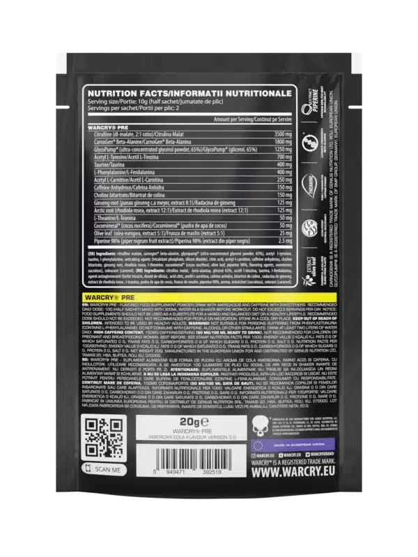Pre-Workout WARCRY® PRE
