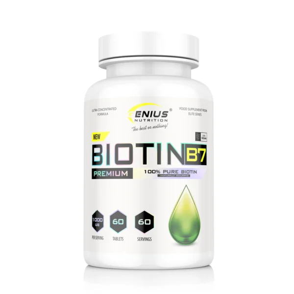 BIOTIN B7, 60 tabs, Genius Nutrition