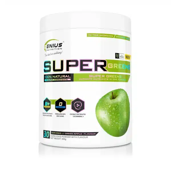 SUPER GREENS, 300g, Genius Nutrition