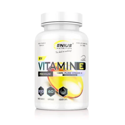 VITAMIN E, 60 liquid caps, Genius Nutrition