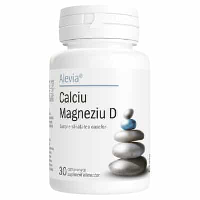 Calciu Magneziu D, 30 comprimate, Alevia Calciu Magneziu D, 30 comprimate, Alevia