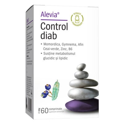 3D-Control-diab-60cp-R-800x800px Control Diab, 60 comprimate, Alevia