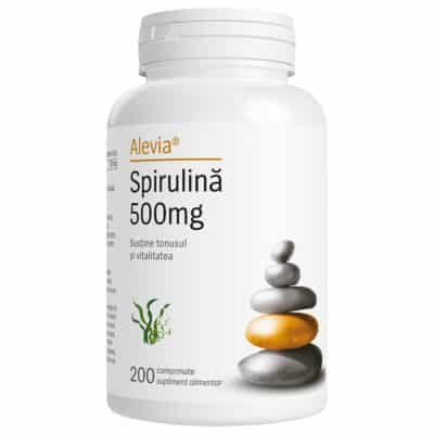 Spirulina 500mg, 200 comprimate, Alevia