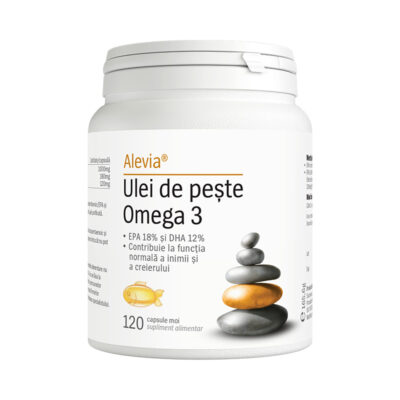 3D-ulei-de-peste-omega-3-flacon-120cp-800x800px Ulei de pește Omega 3 1000mg, 120 capsule, Alevia