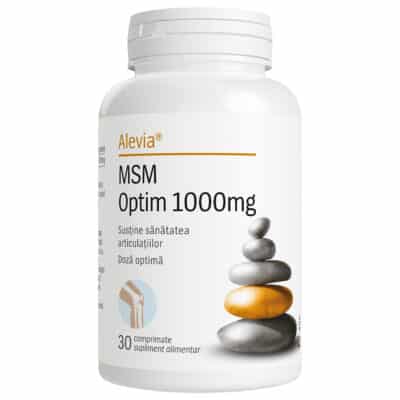 MSM Optim 1000mg, 30 comprimate, Alevia