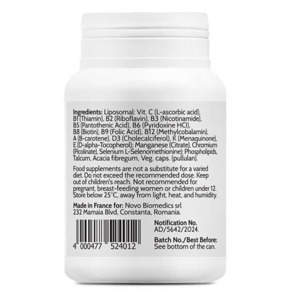 4000477524012-1 Liposomal Complete Multivitamin, 45 capsule vegetale