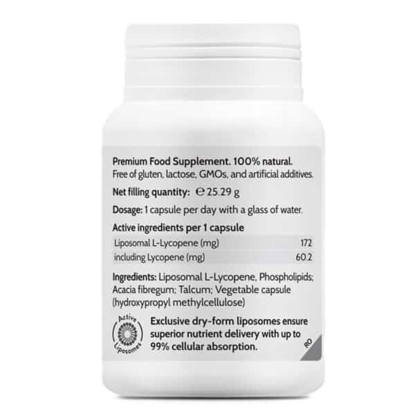 4001949256066-2 Liposomal L-Lycopene Prime, 45 capsule vegetale