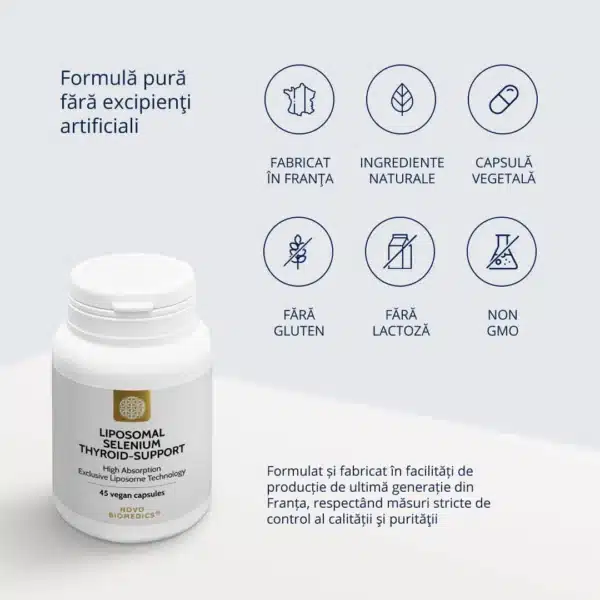 Liposomal Selenium Thyroid-Support, 45 capsule vegetale