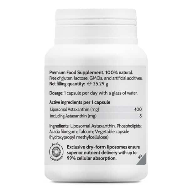 Liposomal Astaxanthin Oxy-Max, 45 capsule vegetale
