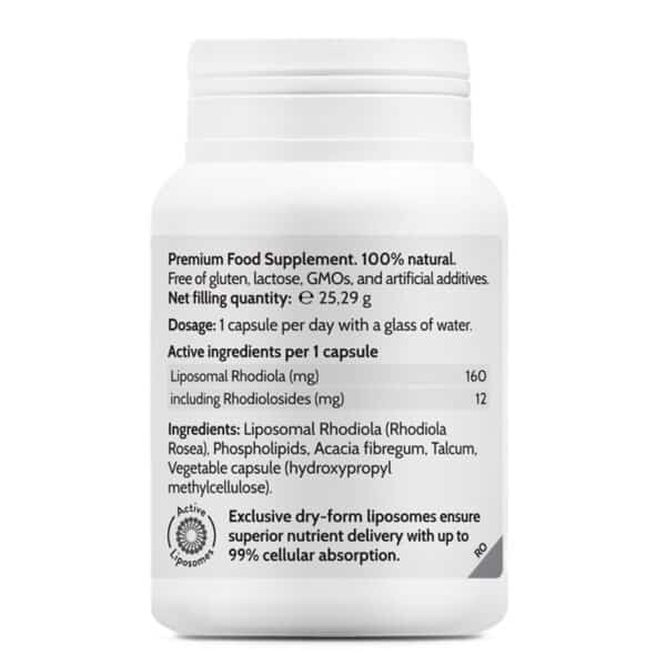 4003679154186-2 Liposomal Rhodiola Stress Manager, 45 capsule vegetale