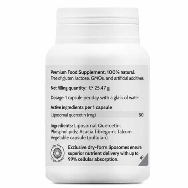 Liposomal Quercetin Shield, 45 capsule vegetale