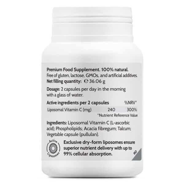 4007008021200-2 Liposomal Vitamin C Gold, 60 capsule vegetale